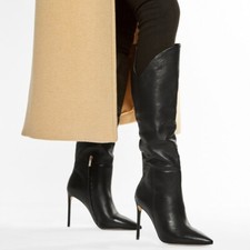 Hohe leder stiefel gebraucht kaufen  Hamburg