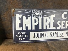 Vintage sign empire for sale  USA