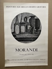 Affiche originale morandi d'occasion Affiche originale morandi d'occasion  Bagnolet