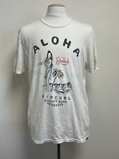 Usado, Camiseta gráfica Rip Curl Aloha Hula menina bege leve manga curta gola redonda P comprar usado  Enviando para Brazil