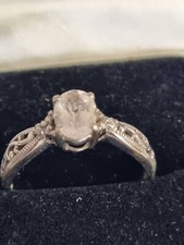 Beautiful morganite diamond for sale  LEEDS