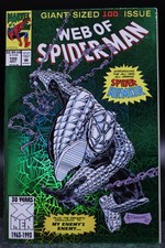 Web of Spider-Man (1985) #100 Alex Saviuk Foil Cover 1st App Of Spider-Armor NM-, usado comprar usado  Enviando para Brazil