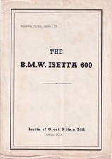 B.m.w. isetta 600 for sale  BAGSHOT