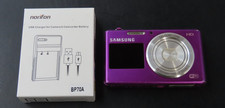 Câmera Digital Samsung DV150F Roxa 16.2MP Tela LCD Dupla Testada e Funciona comprar usado  Enviando para Brazil