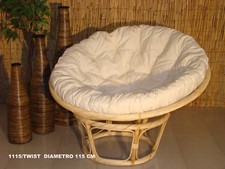 Poltrona rattan papasan usato  Argenta