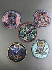 Miniatures indiennes gouache d'occasion  Saint-Fargeau-Ponthierry