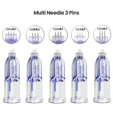 Microagulhas de cristal 3 pinos 34G três agulhas antienvelhecimento olhos pescoço linhas cuidados com a pele, usado comprar usado  Enviando para Brazil