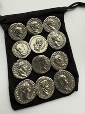 12 monedas coleccionables de plata del emperador romano 'Gobernantes de Roma' en bolsa de regalo segunda mano  Embacar hacia Mexico