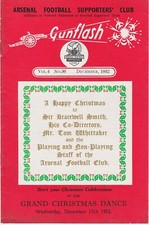Arsenal gunflash booklet. for sale  AYLESBURY