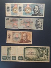 Lot billets chéquoslovaquie d'occasion  Nivillac