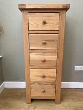 Oak drawer tall for sale  HINCKLEY