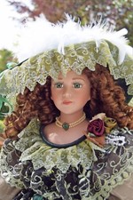 Vintage porcelain doll for sale  ROSS-ON-WYE