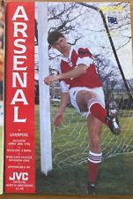 Arsenal home programmes for sale  UPMINSTER