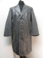 Vintage leather trench for sale  HALIFAX