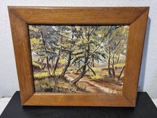 Tableau signé huile d'occasion  Carqueiranne
