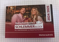 Schlemmerblock gutscheinbuch w gebraucht kaufen  Sinsheim