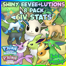 6IV 🌟BRILHANTE🌟 All Eevee Forms 8 PACOTES | POKEMON BDSP DIAMANTE BRILHANTE E BRILHANTE comprar usado  Enviando para Brazil