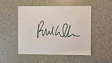 CARTÃO ÍNDICE AUTÓGRAFO ASSINADO POR PHIL COLLINS 4x6 comprar usado  Enviando para Brazil