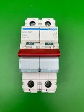 Hager sbr263 63a for sale  TORPOINT