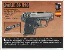 ASTRA MODELO 200 PISTOLA SEMIAUTOMÁTICA España Clásica Armas de Fuego Pistola TARJETA FOTOGRÁFICA segunda mano  Embacar hacia Argentina