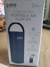 Purificador de ar Pure Enrichment PureZone mini portátil verdadeiro HEPA azul marinho, usado comprar usado  Enviando para Brazil