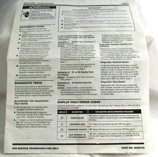 Folha técnica de secador Whirlpool número de peça 8558722 para uso por técnicos frete grátis, usado comprar usado  Enviando para Brazil