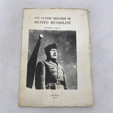 Gli ultimi discorsi usato  Borgo Mantovano