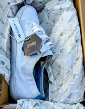 Sapatos/tênis de lona Lacoste Marcel Aurora SPM masculino 9,5 branco/azul comprar usado  Enviando para Brazil