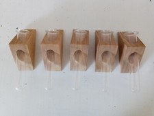 Wanddeko holz glasröhrchen gebraucht kaufen  Zell unter Aichelberg
