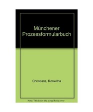 Münchener prozessformularbuch gebraucht kaufen  Trebbin