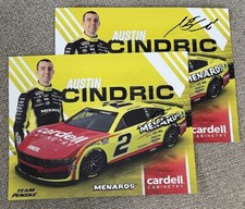 Austin cindric signed for sale  Fuquay Varina