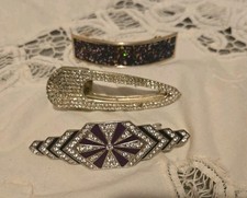 Three diamante sparkly for sale  COLCHESTER