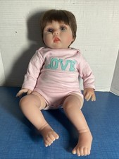 Boneca bebê silicone realista pano corpo renascido 2018 com juntas de disco roupa comprar usado  Enviando para Brazil
