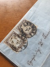 Antica lettera meta usato  Brescia