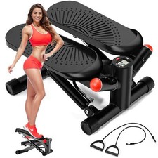 Steppers para exercício em casa, escada stepper com bandas de resistência CAIXA ABERTA comprar usado  Enviando para Brazil