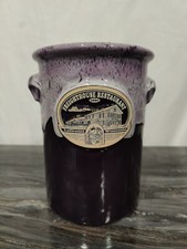 Refrigerador de vinho Deneen Pottery FREIGHTHOUSE RESTAURANT 1880 LaCrosse WI 7" de altura, usado comprar usado  Enviando para Brazil