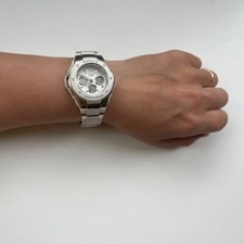 2007 duplo Casio Baby G BGA-110 5001 branco prata totalmente funcionando ótimo estado comprar usado  Enviando para Brazil