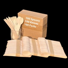 300 wooden cutlery for sale  MANCHESTER