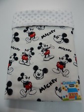 Cobertor Mickey Mouse berço tamanho 90cmx 70cm Minkee ponto atrás comprar usado  Enviando para Brazil