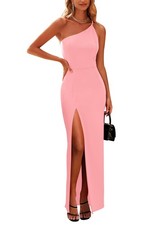 PRETTYGARDEN Vestidos de Casamento Formal Feminino Verão Convidado Um Ombro Espaguete... comprar usado  Enviando para Brazil