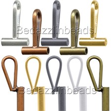 Lote de 10 convertidores de broche enchapados para cambiar broches y alfileres a colgantes segunda mano  Embacar hacia Mexico