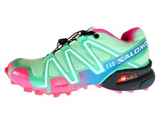 Sapatos de caminhada Salomon Speedcross 3 feminino novo impermeável todo terreno verde EUA 9 comprar usado  Enviando para Brazil