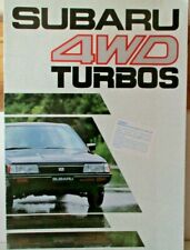 Sales brochure subaru for sale  DEVIZES