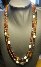 Sautoir vintage perles d'occasion  France