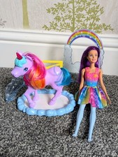 Barbie rainbow unicorn for sale  CONSETT