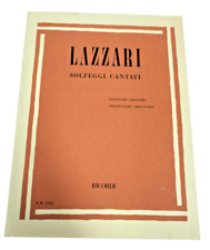 Lazzari solfeggi cantati usato  Teramo