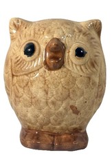 Coruja Vintage - Coruja Cerâmica Exclusiva Pintada à Mão - 5” de Altura comprar usado  Enviando para Brazil