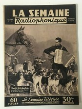Semaine radiophonique 1956 d'occasion  Hagondange