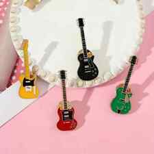 Enamel guitar pin for sale  COVENTRY
