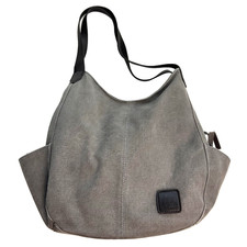 Handbag gray canvas for sale  Ocala